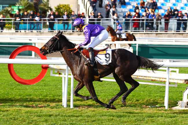 Photo d'arrivée de la course pmu PRIX DE LA BRETAGNE à CAGNES-SUR-MER le Mercredi 27 décembre 2017