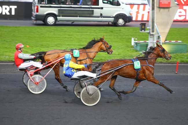 Photo d'arrivée de la course pmu PRIX DE MAISONS-ALFORT à PARIS-VINCENNES le Samedi 6 janvier 2018
