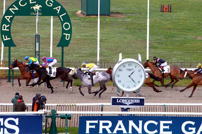 Photo d'arrivée de la course pmu PRIX DE MAFFLIERS à CHANTILLY le Samedi 6 janvier 2018