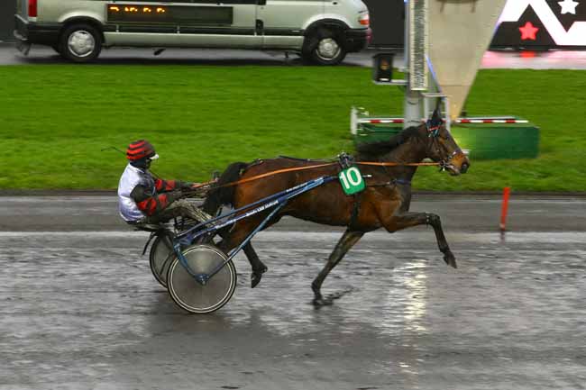Photo d'arrivée de la course pmu PRIX DE LA BAULE à PARIS-VINCENNES le Lundi 15 janvier 2018