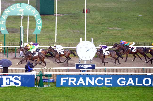 Photo d'arrivée de la course pmu PRIX DE LA ROUTE TOMBRAY à CHANTILLY le Lundi 15 janvier 2018