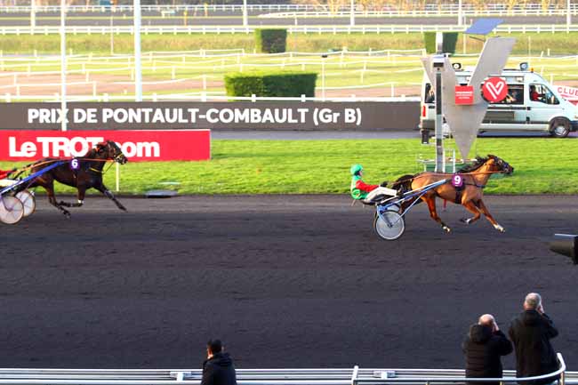 Photo d'arrivée de la course pmu PRIX DE PONTAULT-COMBAULT (GR B) à PARIS-VINCENNES le Jeudi 18 janvier 2018