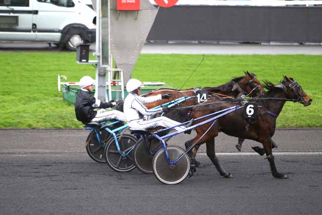 Photo d'arrivée de la course pmu PRIX DE MONS à PARIS-VINCENNES le Jeudi 25 janvier 2018