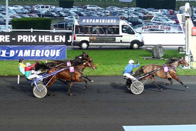 Photo d'arrivée de la course pmu PRIX HELEN JOHANSSON à PARIS-VINCENNES le Dimanche 28 janvier 2018