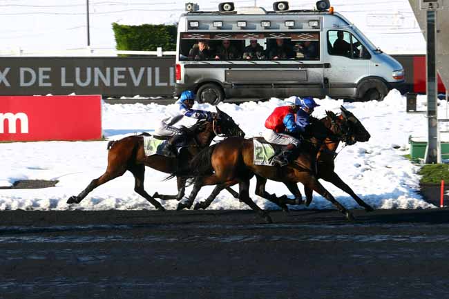 Photo d'arrivée de la course pmu PRIX DE LUNEVILLE à PARIS-VINCENNES le Jeudi 8 février 2018