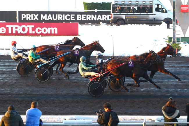 Photo d'arrivée de la course pmu PRIX D'ANET à PARIS-VINCENNES le Jeudi 8 février 2018