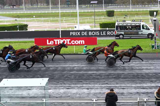 Photo d'arrivée de la course pmu PRIX DE BOIS-LE-ROI à PARIS-VINCENNES le Jeudi 15 février 2018