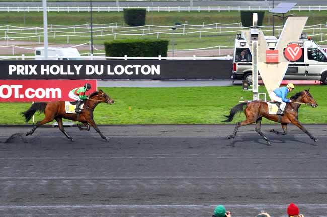 Photo d'arrivée de la course pmu PRIX HOLLY DU LOCTON à PARIS-VINCENNES le Jeudi 15 février 2018