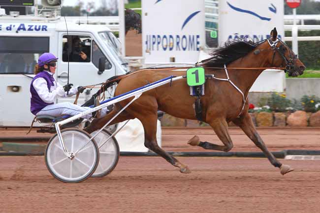 Photo d'arrivée de la course pmu PRIX DE SETUBAL à CAGNES-SUR-MER le Vendredi 16 février 2018