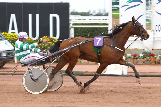 Photo d'arrivée de la course pmu PRIX DE LODEVE à CAGNES-SUR-MER le Vendredi 16 février 2018