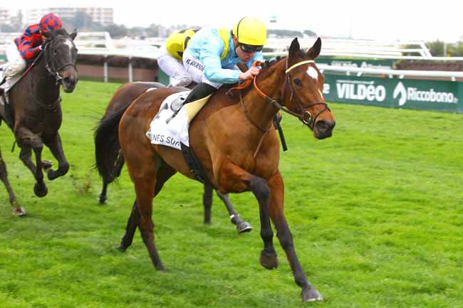 Photo d'arrivée de la course pmu PRIX DE PORQUEROLLES à CAGNES-SUR-MER le Samedi 17 février 2018