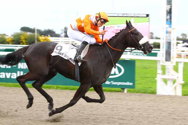 Photo d'arrivée de la course pmu PRIX SAONOIS à CAGNES-SUR-MER le Samedi 17 février 2018