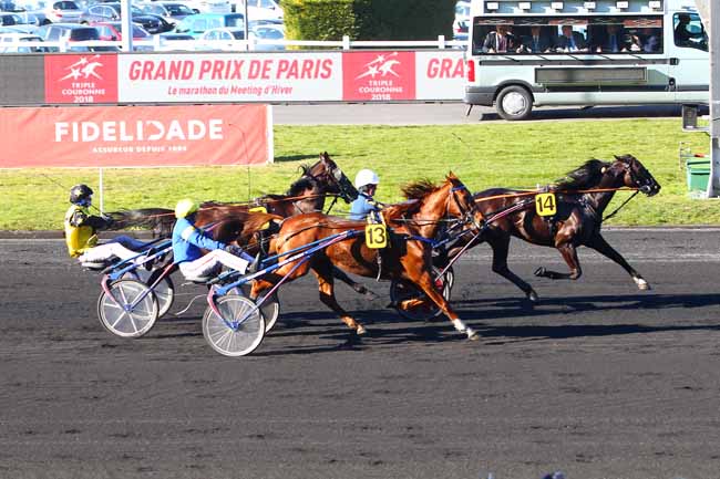 Photo d'arrivée de la course pmu GRAND PRIX DE PARIS à PARIS-VINCENNES le Dimanche 25 février 2018