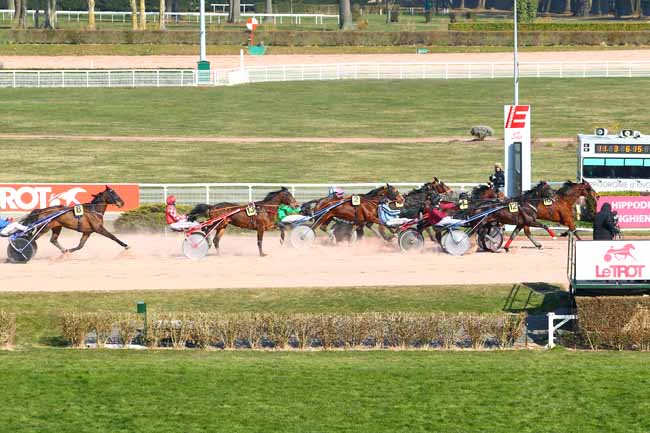 Photo d'arrivée de la course pmu PRIX DE SEDAN à ENGHIEN le Mercredi 28 février 2018
