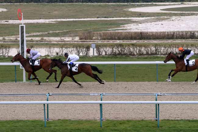 Photo d'arrivée de la course pmu PRIX DU VAL-DE-REUIL à DEAUVILLE le Jeudi 1 mars 2018