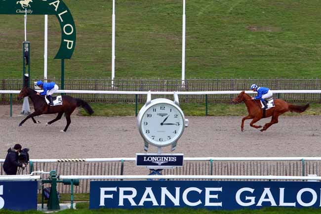 Photo d'arrivée de la course pmu PRIX DU BEAUVAISIS à CHANTILLY le Jeudi 15 mars 2018