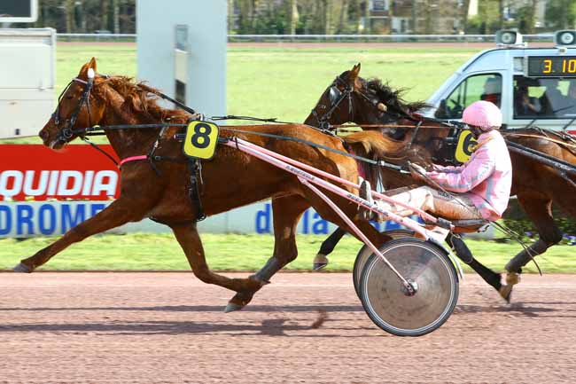 Photo d'arrivée de la course pmu PRIX DE LUC-SUR-MER à CAEN le Vendredi 16 mars 2018