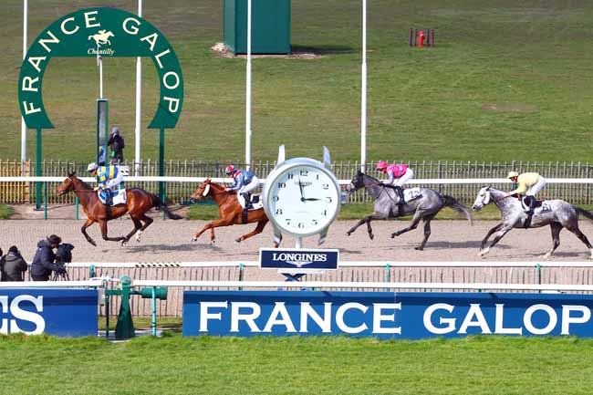 Photo d'arrivée de la course pmu PRIX DU GRAND MARAIS à CHANTILLY le Mardi 20 mars 2018
