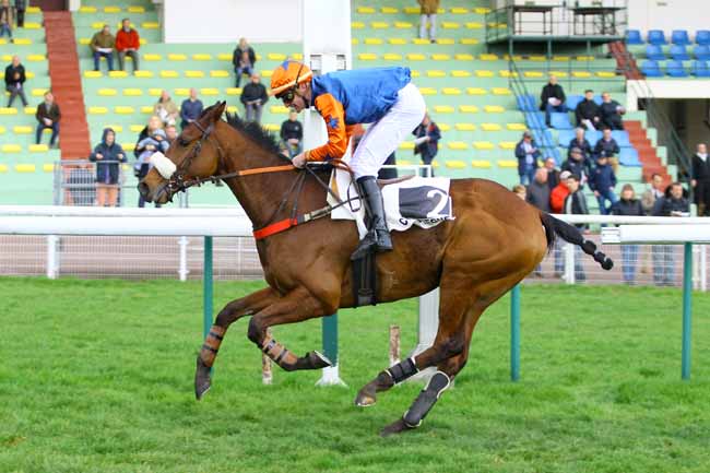 Photo d'arrivée de la course pmu PRIX JOURNALISTE à COMPIEGNE le Mardi 3 avril 2018