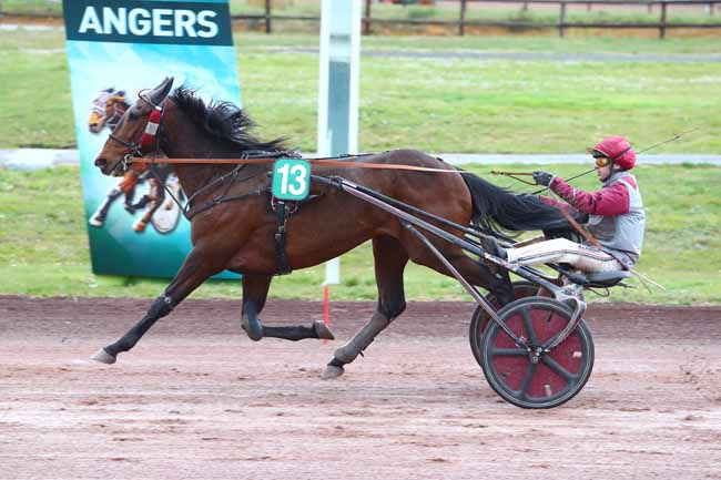Photo d'arrivée de la course pmu GRAND PRIX ANGERS LOIRE METROPOLE à ANGERS le Mercredi 4 avril 2018