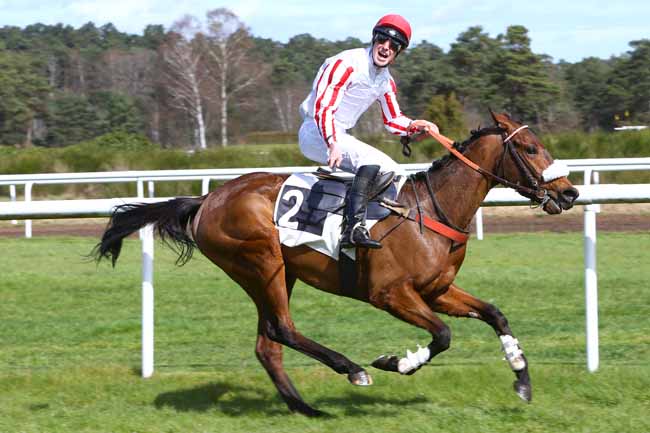 Photo d'arrivée de la course pmu PRIX D'ENGHIEN à FONTAINEBLEAU le Mercredi 4 avril 2018