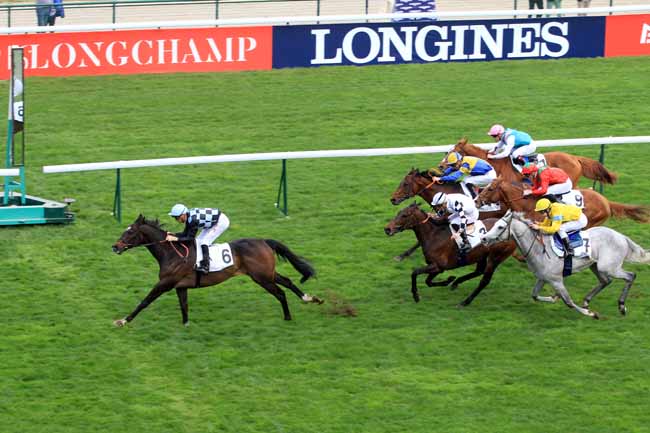 Photo d'arrivée de la course pmu PRIX D'HARCOURT à LONGCHAMP le Dimanche 8 avril 2018
