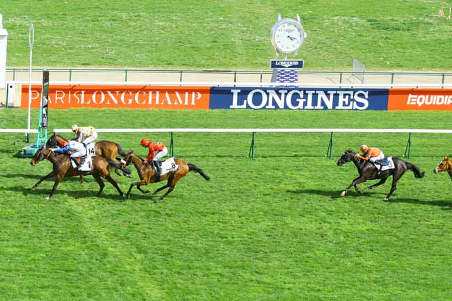 Photo d'arrivée de la course pmu PRIX DES PETITS CHAMPS à LONGCHAMP le Mercredi 11 avril 2018