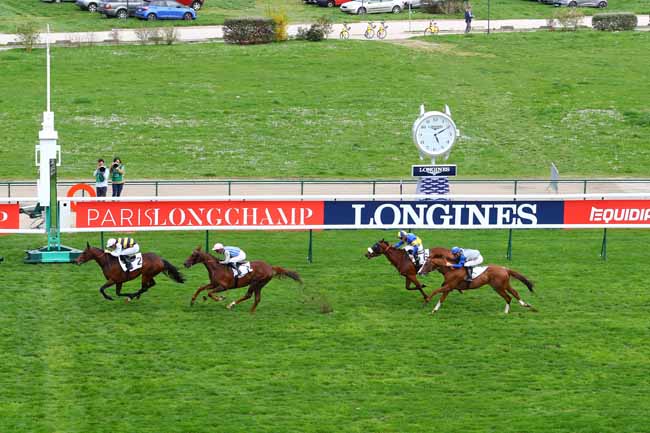 Photo d'arrivée de la course pmu PRIX LORD SEYMOUR à LONGCHAMP le Dimanche 15 avril 2018