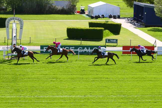 Photo d'arrivée de la course pmu PRIX DURBAR à MAISONS-LAFFITTE le Mardi 17 avril 2018