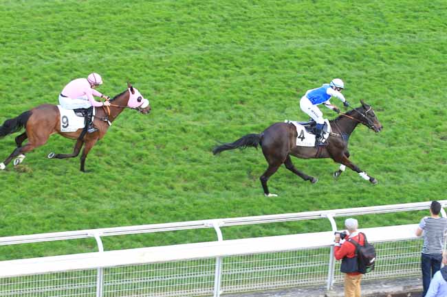 Photo d'arrivée de la course pmu PRIX DE BORELY à AUTEUIL le Mercredi 18 avril 2018