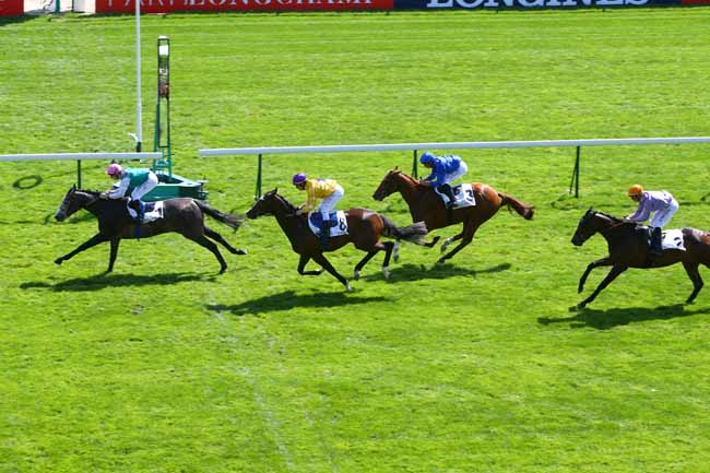 Photo d'arrivée de la course pmu PRIX JUIGNE à LONGCHAMP le Mardi 24 avril 2018