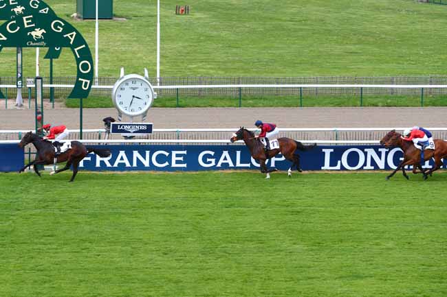 Photo d'arrivée de la course pmu PRIX DE L'HERMITAGE à CHANTILLY le Vendredi 27 avril 2018