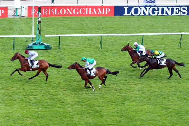 Photo d'arrivée de la course pmu PRIX DE LA FOLIE SAINT-JAMES à LONGCHAMP le Jeudi 3 mai 2018