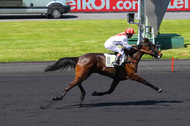 Photo d'arrivée de la course pmu PRIX JEAN GAUVREAU à PARIS-VINCENNES le Samedi 5 mai 2018