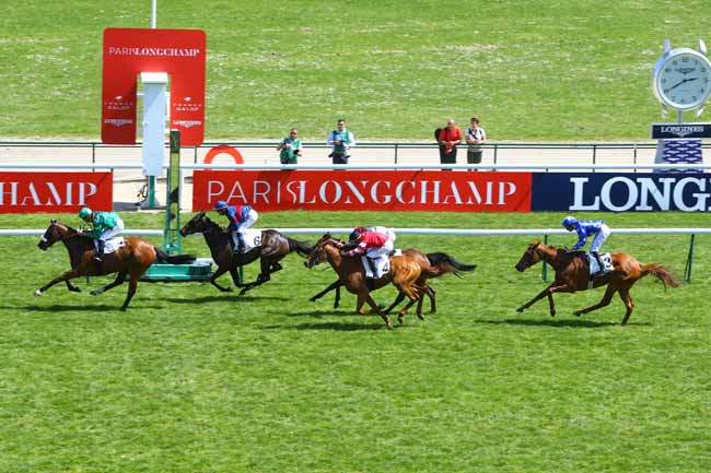 Photo d'arrivée de la course pmu PRIX DE LA SEINE à LONGCHAMP le Dimanche 6 mai 2018