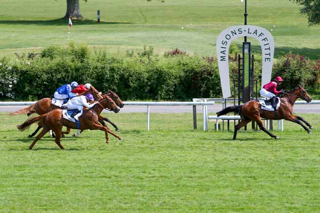 Photo d'arrivée de la course pmu PRIX AVENGER à MAISONS-LAFFITTE le Mercredi 9 mai 2018