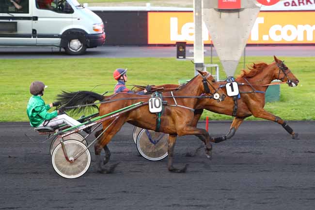 Photo d'arrivée de la course pmu PRIX DIPHDA à PARIS-VINCENNES le Vendredi 11 mai 2018