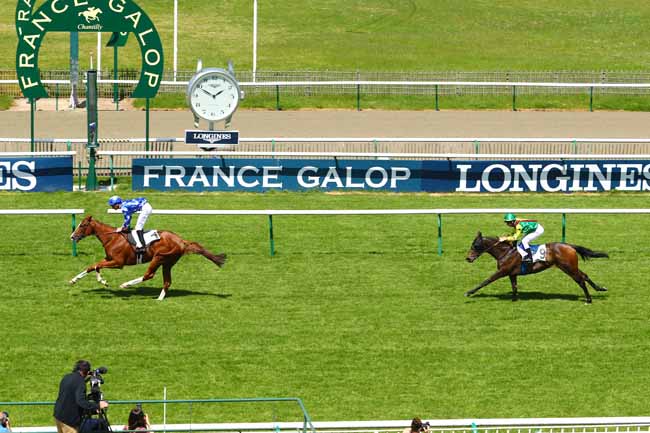 Photo d'arrivée de la course pmu PRIX DES COMMELLES à CHANTILLY le Vendredi 11 mai 2018