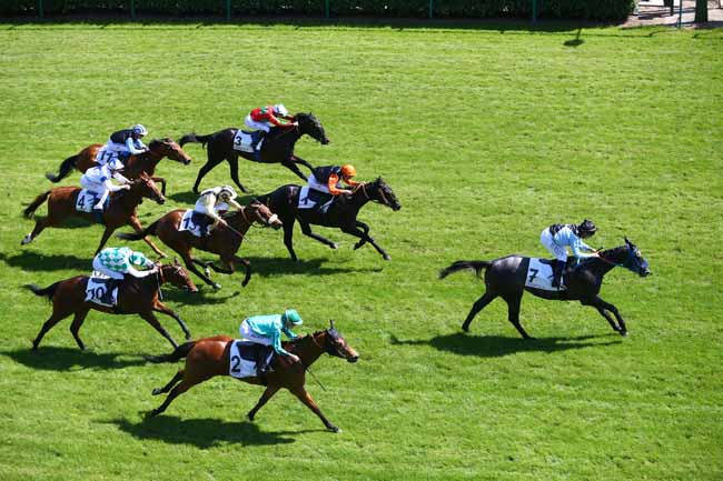 Photo d'arrivée de la course pmu PRIX DE LA MONTEE DES PRINCES à CHANTILLY le Vendredi 11 mai 2018