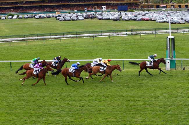 Photo d'arrivée de la course pmu PRIX DE SAINT-GEORGES à LONGCHAMP le Dimanche 13 mai 2018