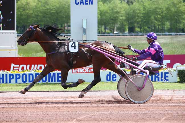 Photo d'arrivée de la course pmu PRIX GEORGES DREUX à CAEN le Mercredi 16 mai 2018