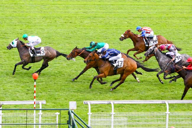Photo d'arrivée de la course pmu PRIX DU LIEU MARMION à MAISONS-LAFFITTE le Mercredi 16 mai 2018