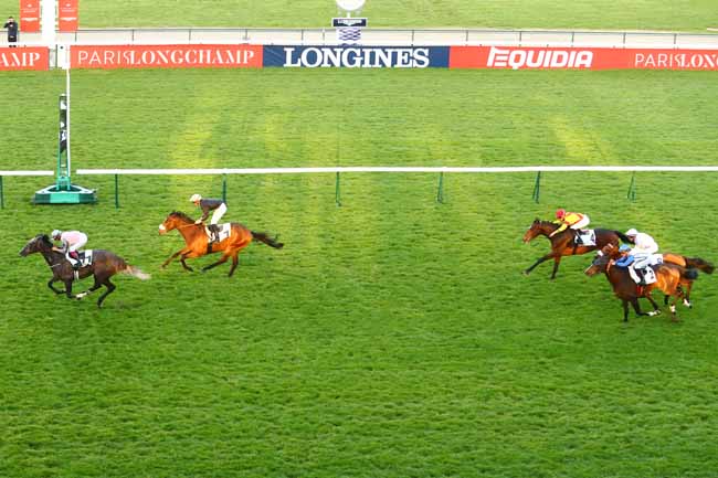 Photo d'arrivée de la course pmu PRIX DE LA BIENFAISANCE à LONGCHAMP le Jeudi 17 mai 2018