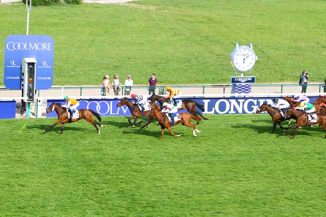 Photo d'arrivée de la course pmu PRIX DU COURS LA REINE à LONGCHAMP le Dimanche 27 mai 2018