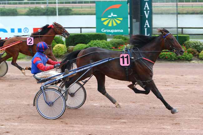 Photo d'arrivée de la course pmu PRIX JEAN DE LA VAISSIERE DE LAVERGNE à LAVAL le Mercredi 6 juin 2018