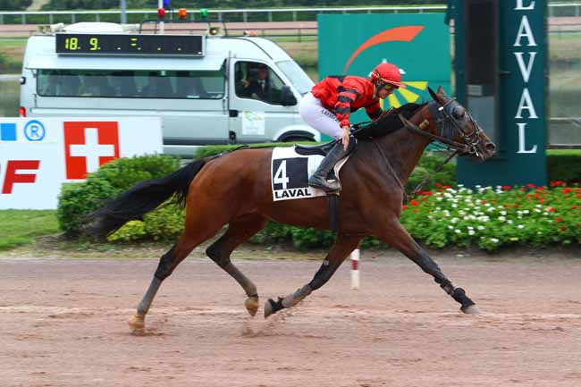 Photo d'arrivée de la course pmu PRIX DU CONSEIL REGIONAL DES PAYS DE LOIRE à LAVAL le Mercredi 6 juin 2018