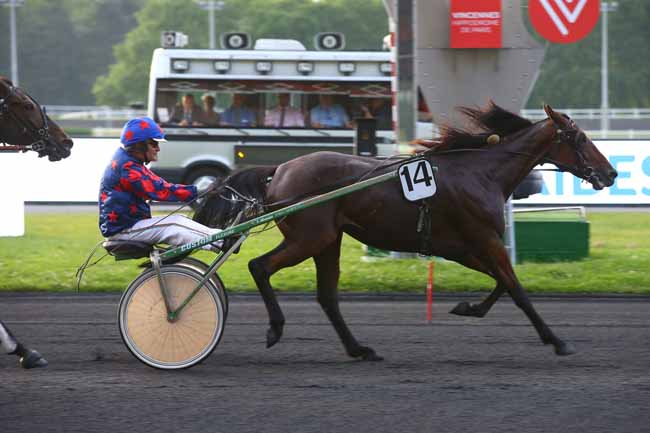 Photo d'arrivée de la course pmu PRIX MIMAS à PARIS-VINCENNES le Vendredi 8 juin 2018