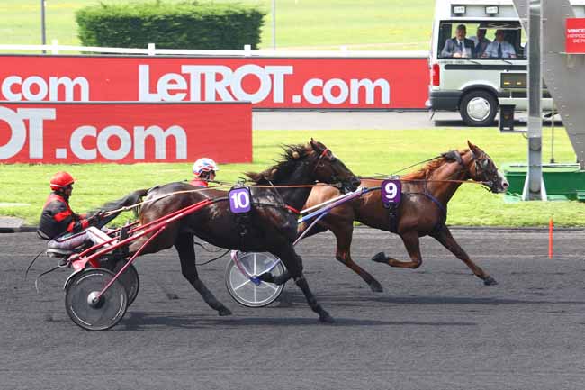 Photo d'arrivée de la course pmu PRIX DU MANS à PARIS-VINCENNES le Samedi 9 juin 2018