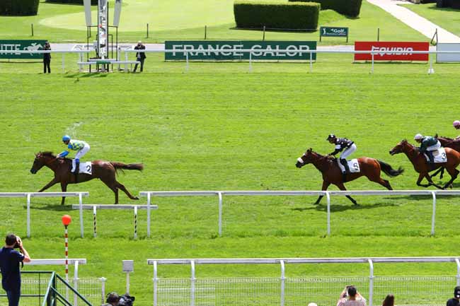 Photo d'arrivée de la course pmu PRIX PRINCE BIO à MAISONS-LAFFITTE le Samedi 16 juin 2018