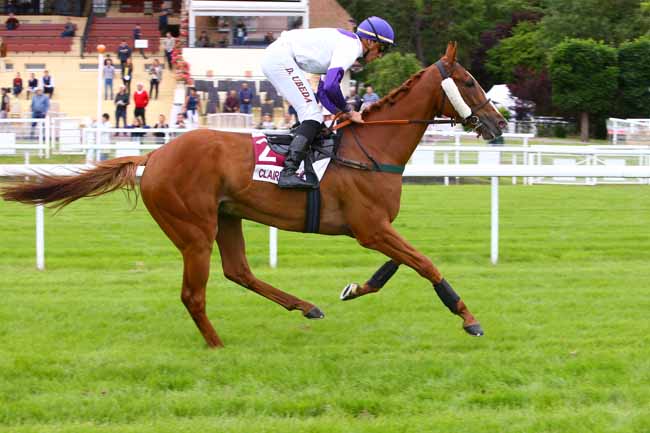 Photo d'arrivée de la course pmu PRIX LA BELLE FERRONNIERE à CLAIREFONTAINE le Lundi 18 juin 2018